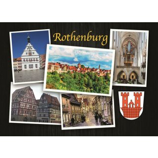 Rothenburg A 6 Postkarte PK4_ROTHEN