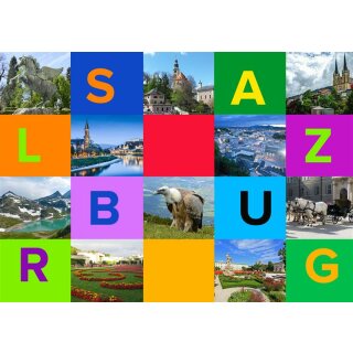 Salzburg XL Postkarte  PKSA9_XLP
