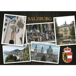 Fotomagnet Foto Magnet Salzburg Austria Österreich Schloss von Souvenir Bauer