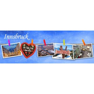 Langes Innsbruck Postkarten Fotomagnet Foto Magnet Top-4
