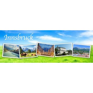 Langes Innsbruck Postkarten Fotomagnet Foto Magnet Top-5
