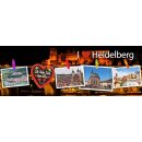 Langes I love Heidelberg Postkarten Fotomagnet Foto...