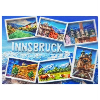 Kühlschrankmagnet Magnet Blau Innsbruck Austria