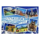 Maget Innsbruck Sehenswürdigkeiten Collage Blau