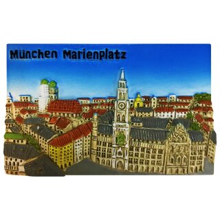 München Marienplatz Poly Magnet
