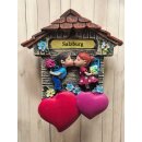 Kuckucksuhr Magnet Polyresin Kühlschrank Kuss 3D Paar Österreich - Salzburg