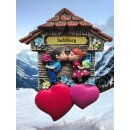 Kuckucksuhr Magnet Polyresin Kühlschrank Kuss 3D Paar Österreich - Salzburg