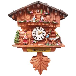 Kühlschrankmagnet Alpen Kuckucksuhr Magnet  Urlaubserinnerung Mitbringsel Deko - Bremen