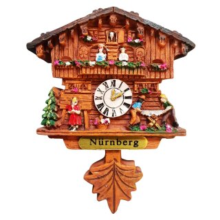 Kühlschrankmagnet Alpen Kuckucksuhr Magnet  Urlaubserinnerung Mitbringsel Deko - Nürnberg