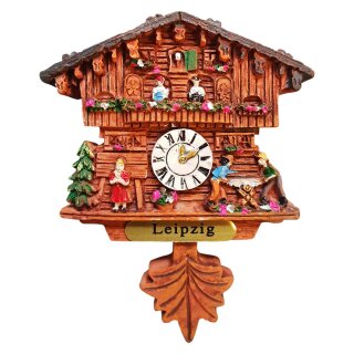 Kühlschrankmagnet Alpen Kuckucksuhr Magnet  Urlaubserinnerung Mitbringsel Deko - Leipzig