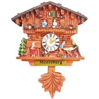 Kühlschrankmagnet Alpen Kuckucksuhr Magnet  Urlaubserinnerung Mitbringsel Deko - Meersburg