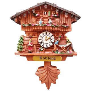 Kühlschrankmagnet Alpen Kuckucksuhr Magnet  Urlaubserinnerung Mitbringsel Deko - Koblenz
