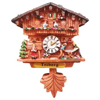 Kühlschrankmagnet Alpen Kuckucksuhr Magnet  Urlaubserinnerung Mitbringsel Deko - Triberg