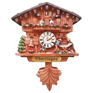 Kühlschrankmagnet Alpen Kuckucksuhr Magnet  Urlaubserinnerung Mitbringsel Deko - Überlingen
