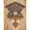 Kühlschrankmagnet Alpen Kuckucksuhr Magnet  Urlaubserinnerung Mitbringsel Deko - Kaysersberg