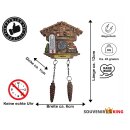 Kühlschrankmagnet Alpen Kuckucksuhr Magnet  Wetterhaus Thermometer Deko - Franken