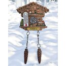 Kühlschrankmagnet Alpen Kuckucksuhr Magnet  Wetterhaus Thermometer Deko - Rüdesheim