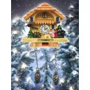 Kühlschrankmagnet Alpen Kuckucksuhr Magnet  Urlaubserinnerung Mitbringsel Deko - Frankfurt