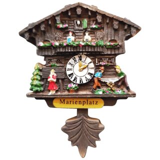 Kuckucksuhr Magnet Polyresin Kühlschrank Handmade Deutschland - Marienplatz