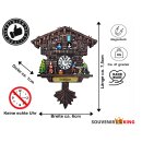 Kühlschrankmagnet Alpen Kuckucksuhr Magnet...