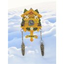 Kühlschrankmagnet Alpen Kuckucksuhr Magnet  Urlaubserinnerung Mitbringsel Deko - Freiburg
