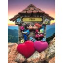 Kühlschrankmagnet Alpen Kuckucksuhr Magnet LiebespaarMitbringsel Deko - Fürth