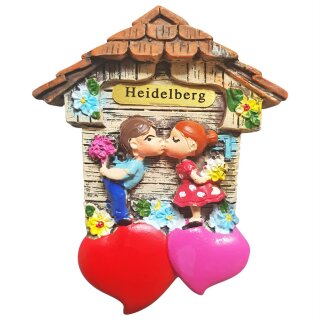 Kuckucksuhr Magnet Polyresin Kühlschrank Kuss 3D Paar Deutschland - Heidelberg