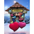 Kühlschrankmagnet Alpen Kuckucksuhr Magnet LiebespaarMitbringsel Deko - Rüdesheim