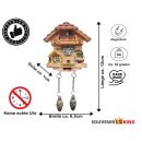 Kühlschrankmagnet Alpen Kuckucksuhr Magnet  Urlaubserinnerung Mitbringsel Deko - Nördlingen