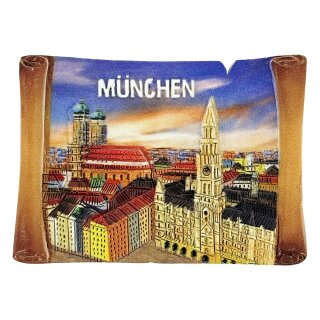 München Magnet Marienplatz Frauenkirche Neuem Rathaus im Buch Design
