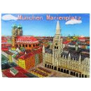 München Marienplatz Polyresin Magnet...
