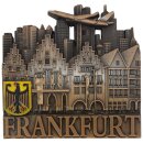 Frankfurt Metall Magnet kupfer Farbe - BRD FLAGGE