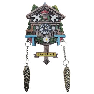 Kühlschrankmagnet Alpen Kuckucksuhr Magnet  Reisemagnet Mitbringsel Deko - Deutschland