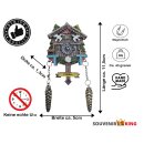 Kühlschrankmagnet Alpen Kuckucksuhr Magnet  Reisemagnet Mitbringsel Deko - Franken