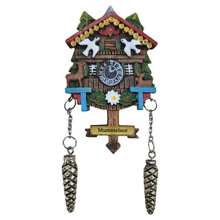 Kühlschrankmagnet Alpen Kuckucksuhr Magnet  Urlaubserinnerung Mitbringsel Deko - Mummelsee