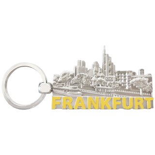 Schlüsselanhänger Premium Frankfurt am Main Skyline
