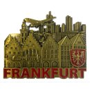 Premium Massiv Metall Magnet Frankfurt am Main Römer...