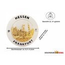 Premium Massiv Metall Magnet Frankfurt am Main Römer...