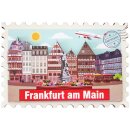 Holz Magnet MDF Briefmarke Comic Magnet Frankfurt am Main