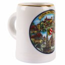 5cm Bierkrug Tasse Grüße aus Nürnberg