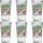 6er Set Schnapsgläser Glas Salzburg Austria Österreich Farbig 005
