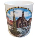 Tasse Becher Keramik Grüße aus Nürnberg Souvenir Sehenswürdigkeiten