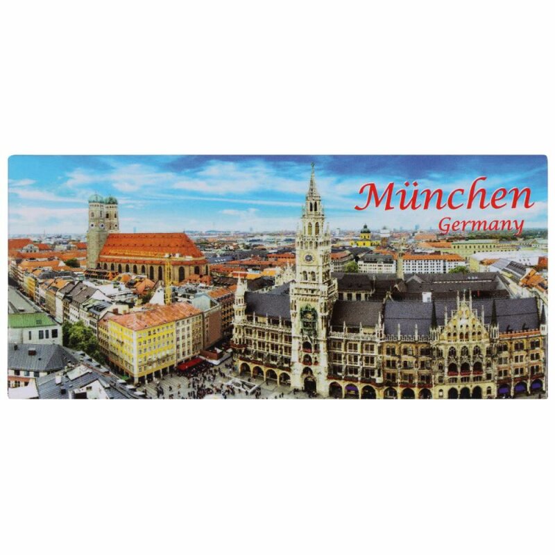 Souvenir Magnet München - 2D Dom Haxn Design Ca. 14x14cm