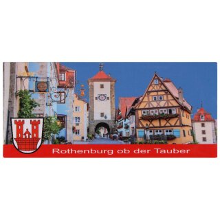 Foto Magnet Groß Handmade Rothenburg ob der Tauber Tagsüber