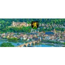 Langes Fotomagnet Magnet Foto - Heidelberg mit Wappen