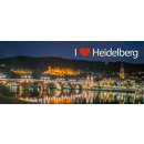 Langes Fotomagnet Magnet Foto - I Love Heidelberg
