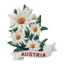 Magnet Austria Edelweiß Blumenmotiv