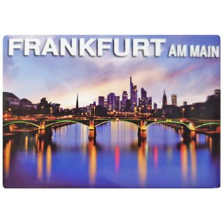 Fotomagnet Foto Magnet Kühlschrankmagnet - Frankfurt Postkarte