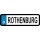 Blechschild Metall Klein - Rothenburg ob der Tauber KFZ 26 x 7 cm