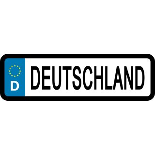 Blechschild Metall Klein - Deutschland